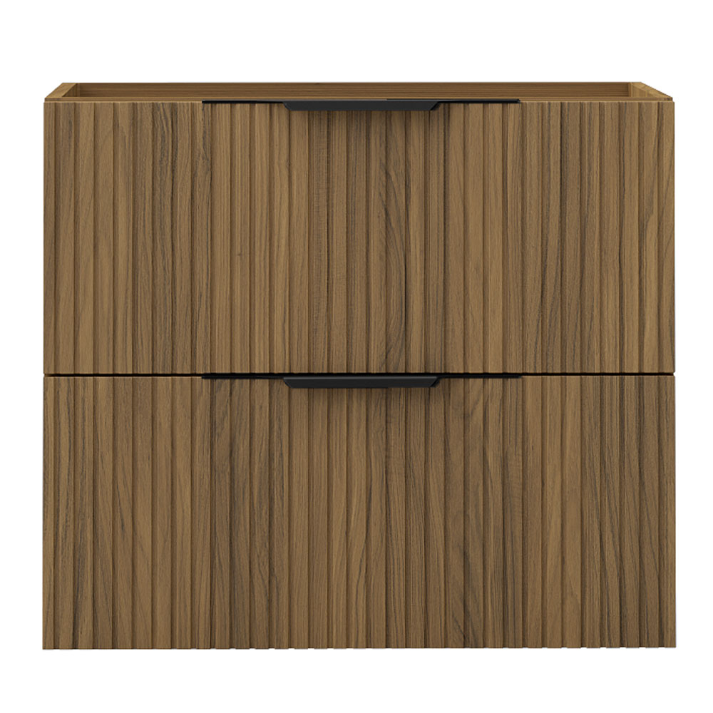 Badmöbel Unterschrank Badschrank Waschbeckenunterschrank 50cm Matt-nussbaum Typ3