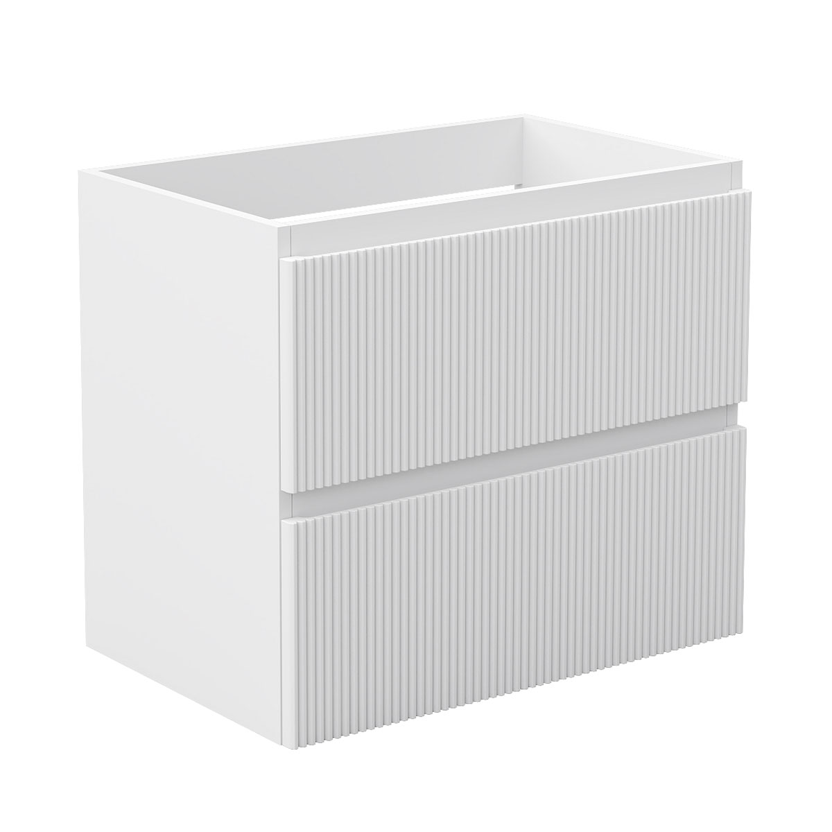 Badmöbel Unterschrank Badschrank Waschbeckenunterschrank 60cm Mattweiß Typ4