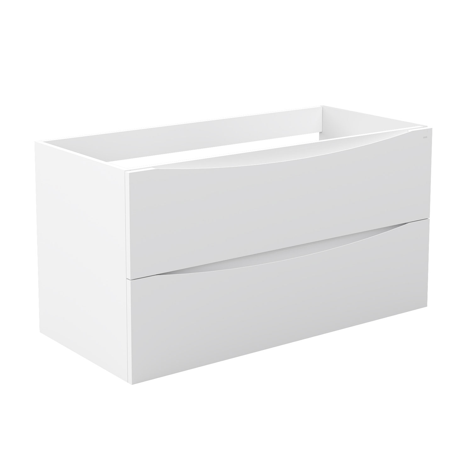 Badmöbel Unterschrank Badschrank Waschbeckenunterschrank 80cm Mattweiß Typ2