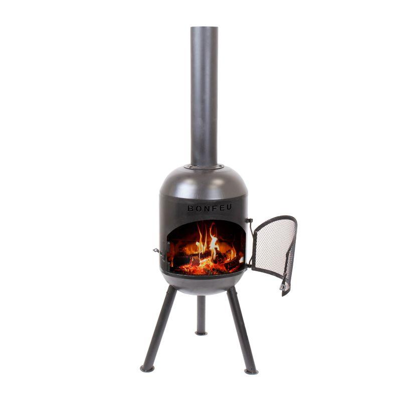 Ambiance Bonsolo Außenbarbecue Schwarz 124 Cm