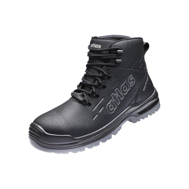 [gebraucht] B-ware Atlas Sicherheitsschuh Max 500 Pro Knöchelhoch S3 Stahlkappe Schwarz Gr. 43