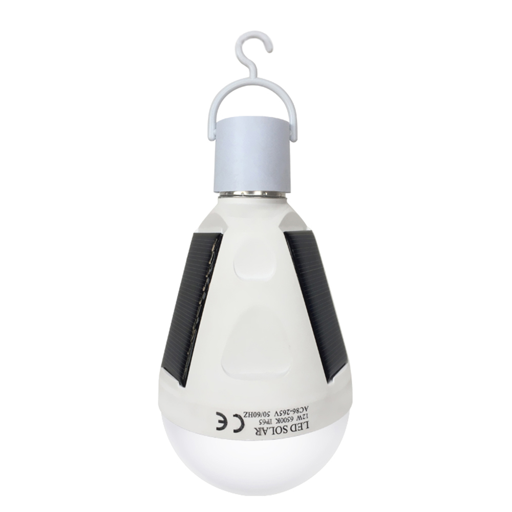 Solarbetriebene Led-notlampe 12w Smd5730 Mit Berührungsempfindlicher Steuerung, Ip65 Wasserdicht, Wiederaufladbar, Tragbar, Für Camping, Wandern, Angeln, Innen- Und Außenbereich