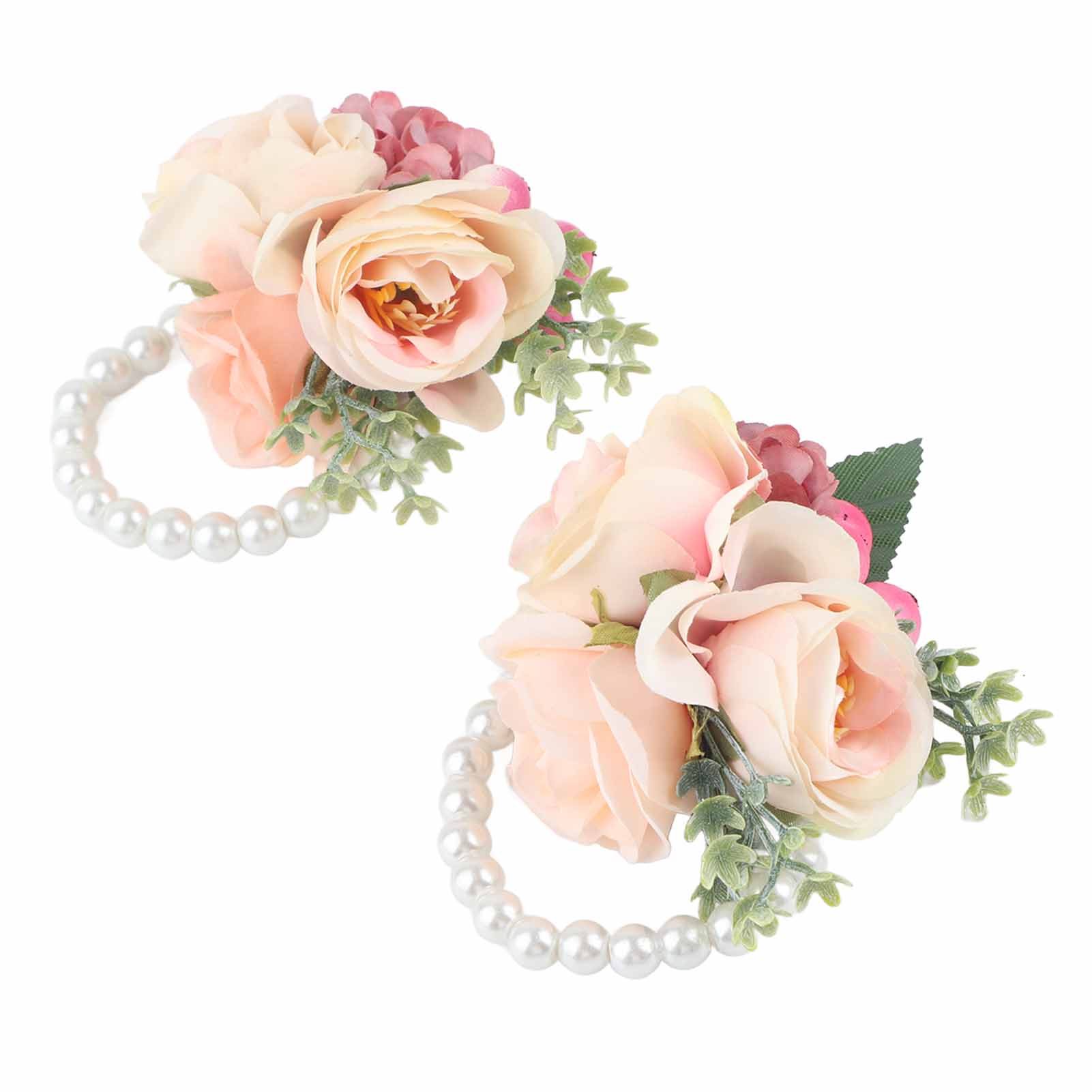 Stück/beutel Künstliche Handblumen Für Brautjungfern, Ideal Für Hochzeitsfeiern, Cocktailpartys Und Mehr – Rosa