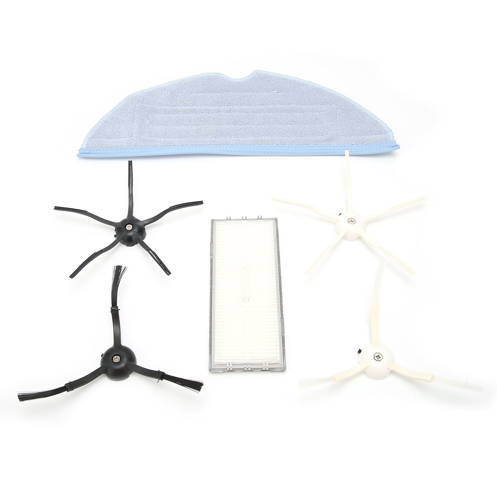 Reinigungsmopp-tuch, Filterelement, Seitenbürsten-set Als Ersatz Für Saugroboter T7s, T7plus Und S7