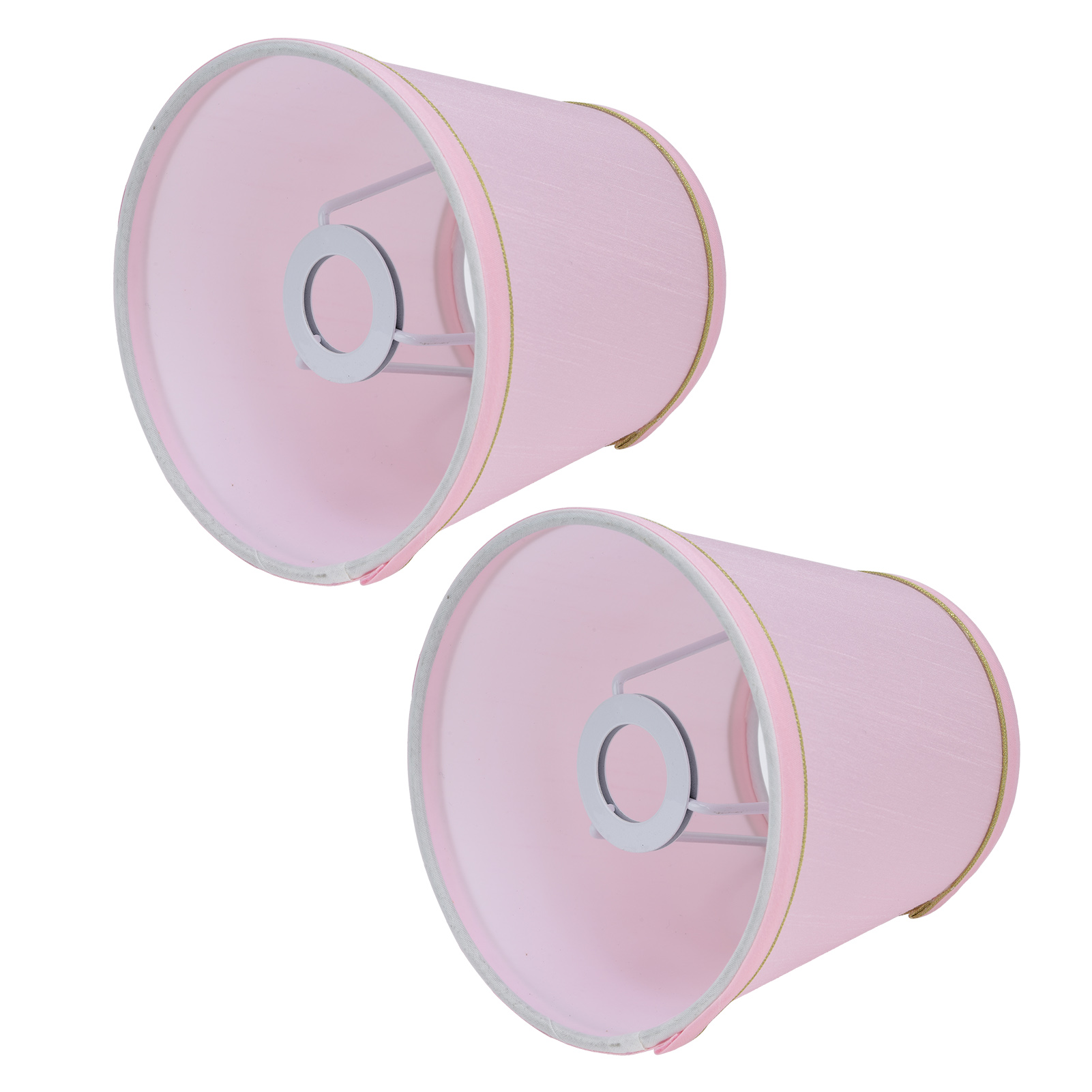 2er-set Lampenschirme Im Europäischen Stil, E14, Rosa, Für Kronleuchter, Tisch- Und Wandlampen, Heimdekoration