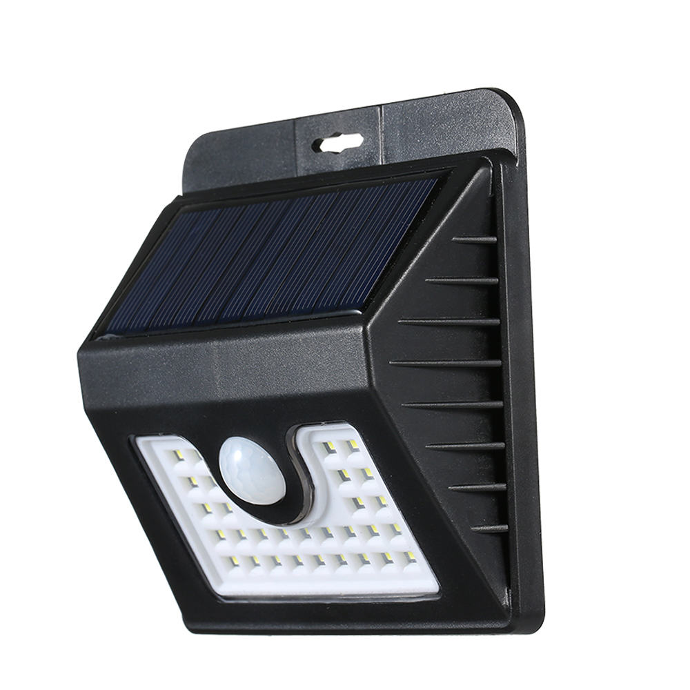 Stück Led-solar-wandleuchte Mit Pir-bewegungsmelder, Wasserdicht, 30 Leds, Für Den Außenbereich, Garten