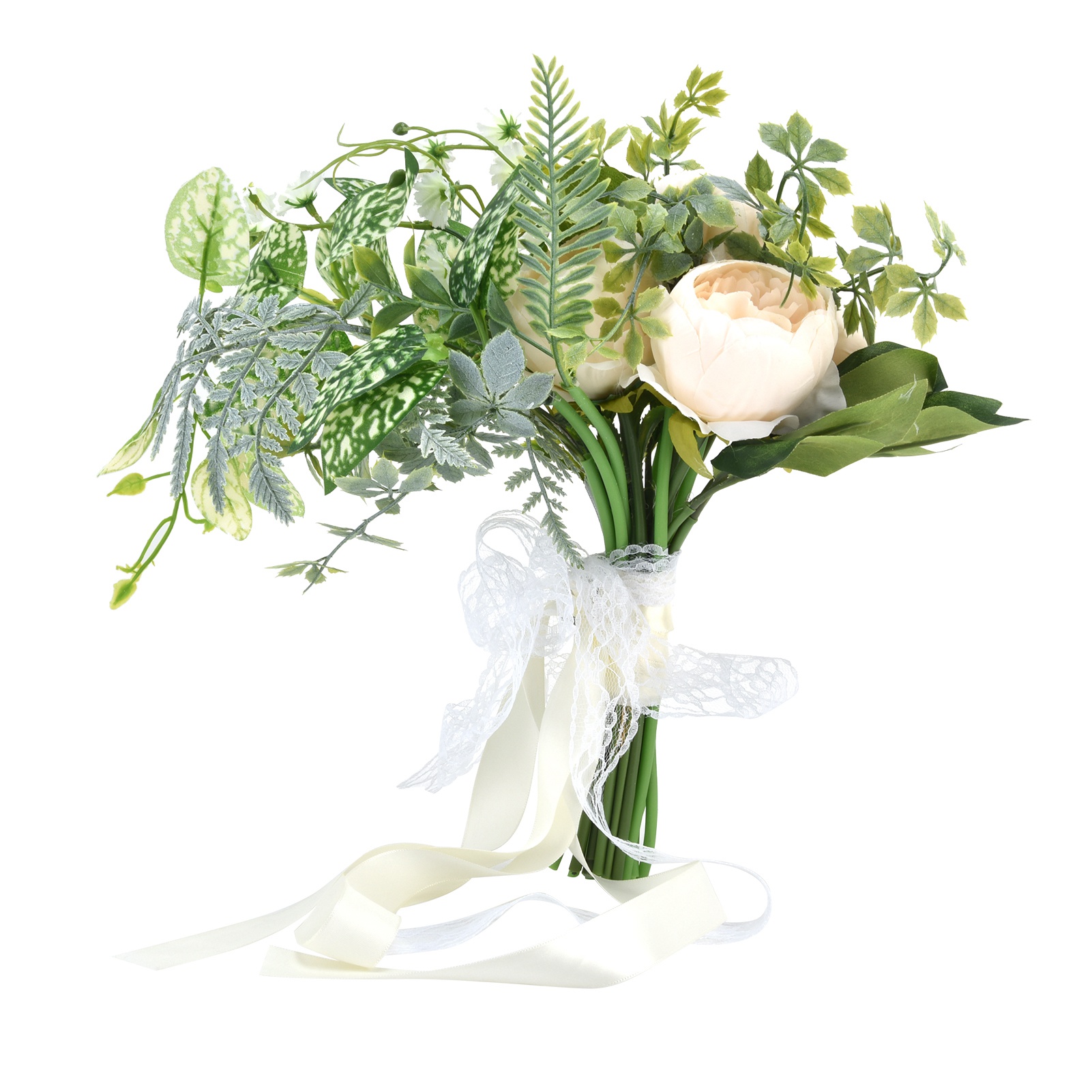 Handstrauß Brautblumen, Hochzeitssimulation, Hochzeitsfoto-requisiten, Brautstrauß Für Hochzeitsbühnen, Wohnzimmer, Schlafzimmer, Champagner