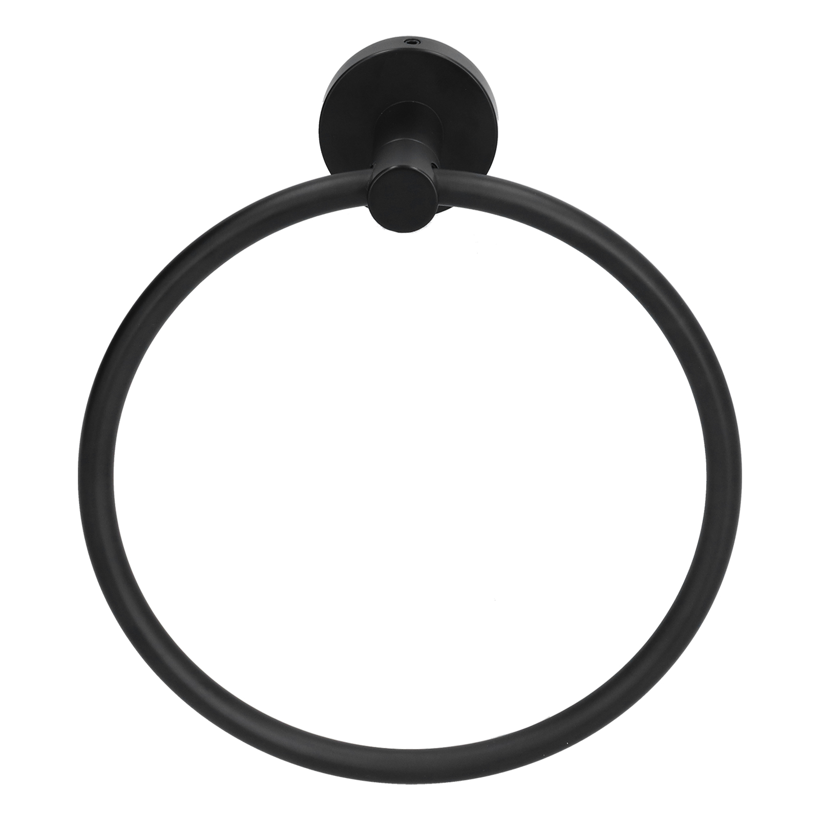 Handtuchring, Wandmontage, Mattschwarzer Handtuchhalter Aus Edelstahl 304 Für Badezimmer