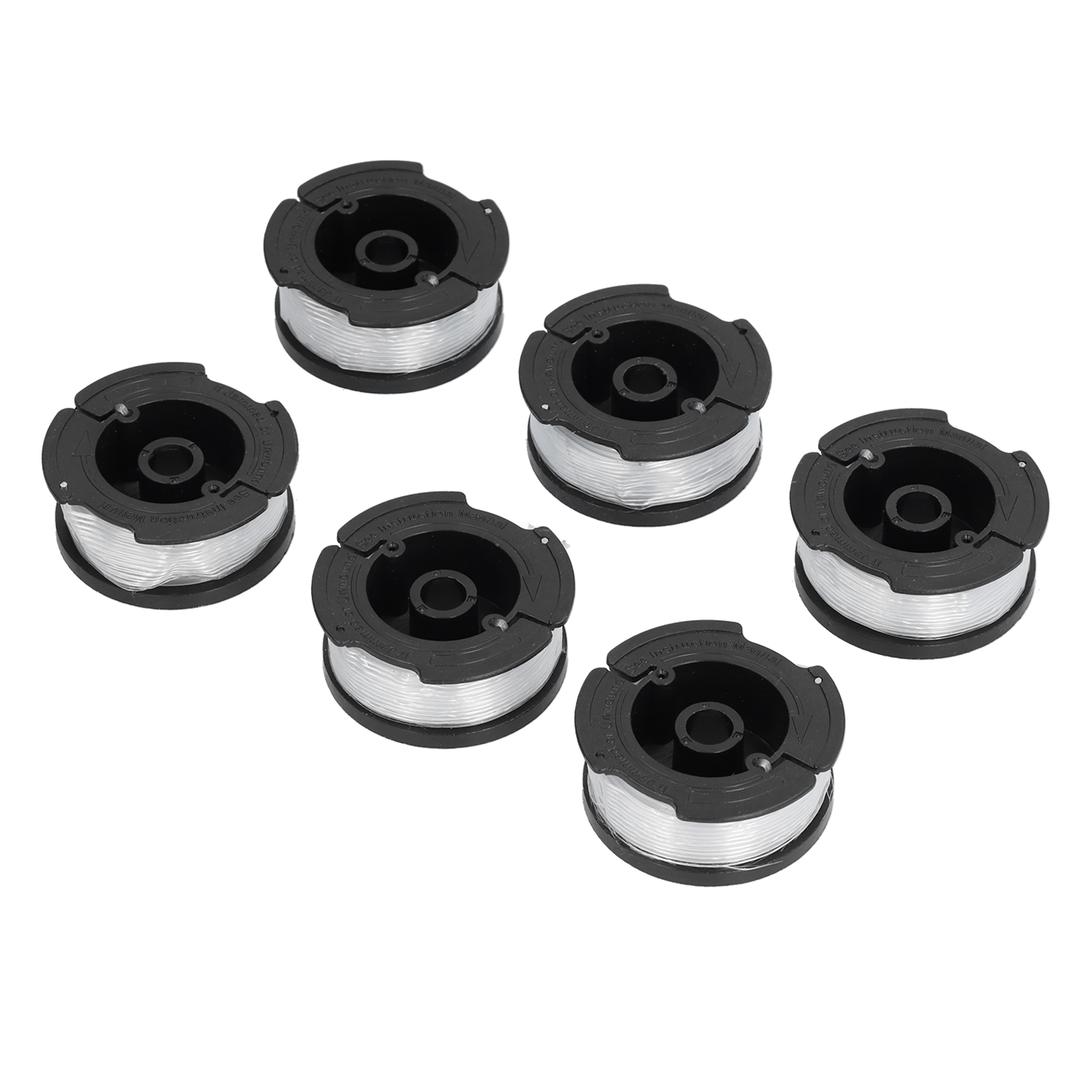 6er-pack Ersatzspulen Für 9,1 M (30 Fuß), 0,65 Zoll, Af-100, Passend Für Die Rasentrimmer Besta510, Besta512 Und Bease620.