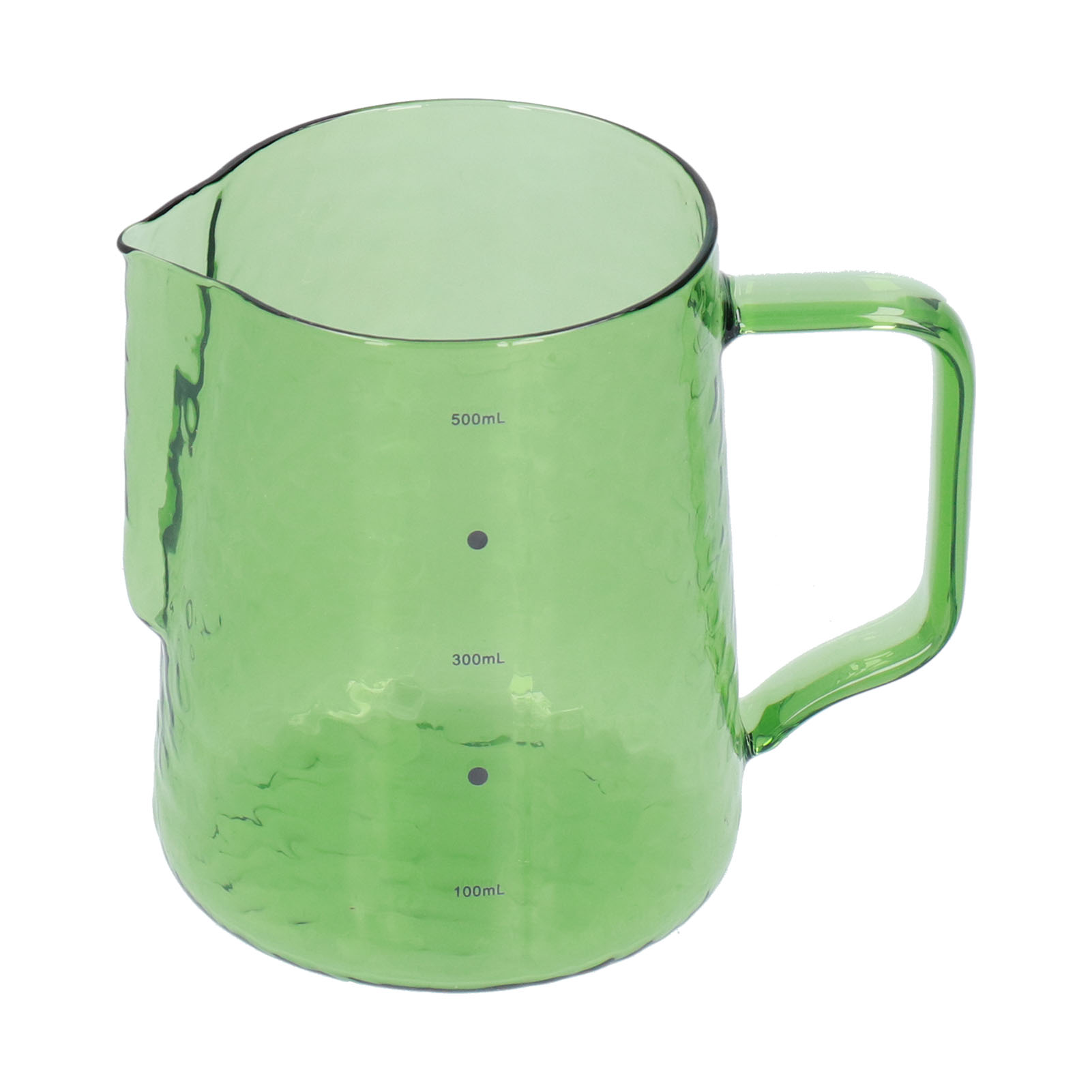 500 Ml Milchaufschäumkännchen, Mehrzweck-milchkännchen Aus Borosilikatglas Für Kaffee Und Milchgetränke, Grün