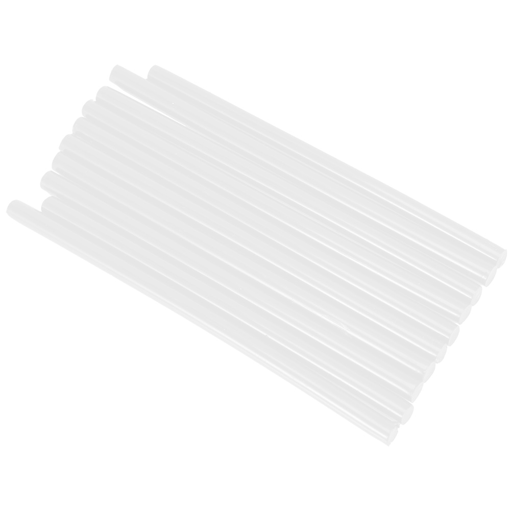 10er-set 7 X 150 Mm Farbige Heißklebesticks Für 20-w-heißklebepistolen, Transparent