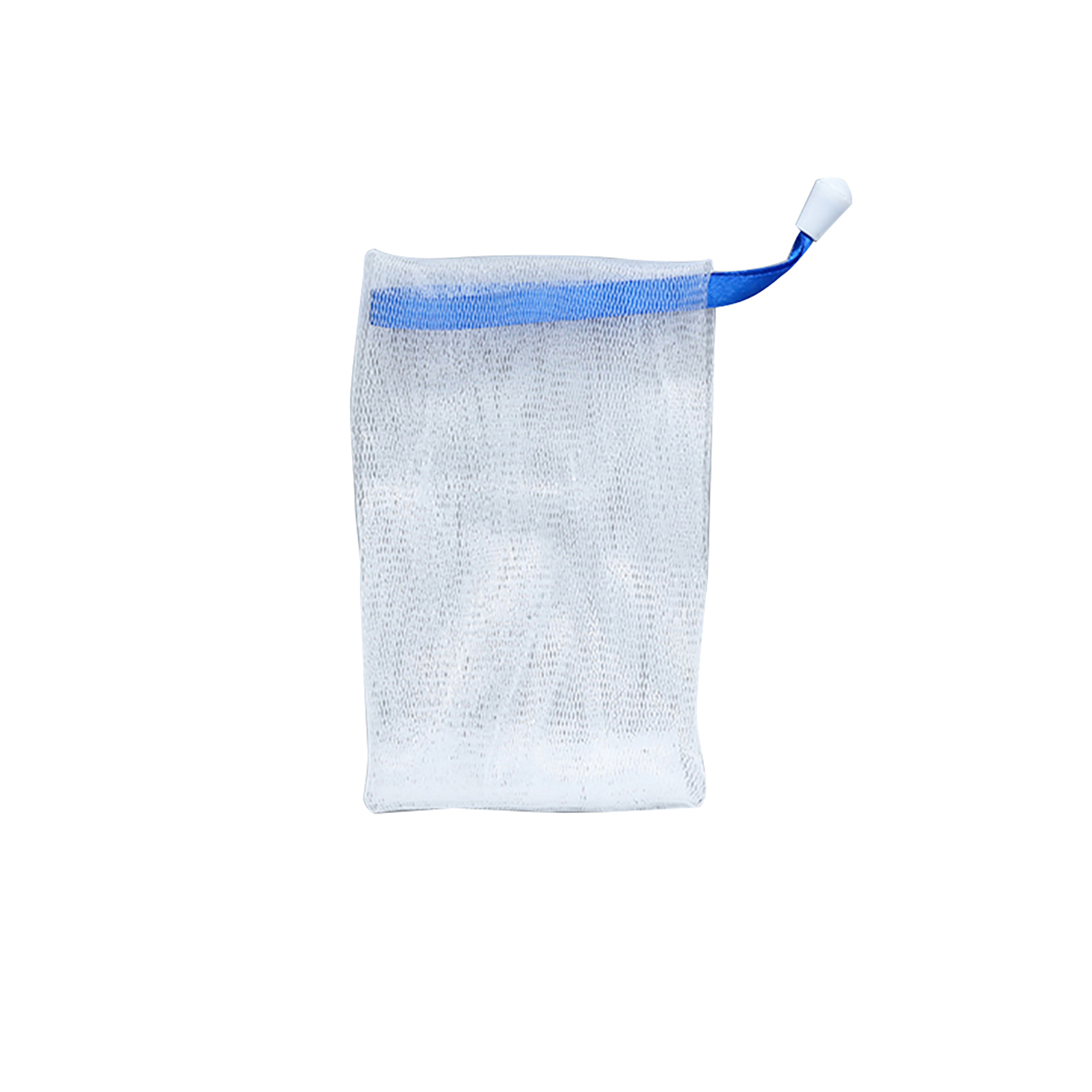 Peeling-netzbeutel Mit Kordelzug, Schaumseifenbeutel Für Gesicht Und Körper (königsblau)