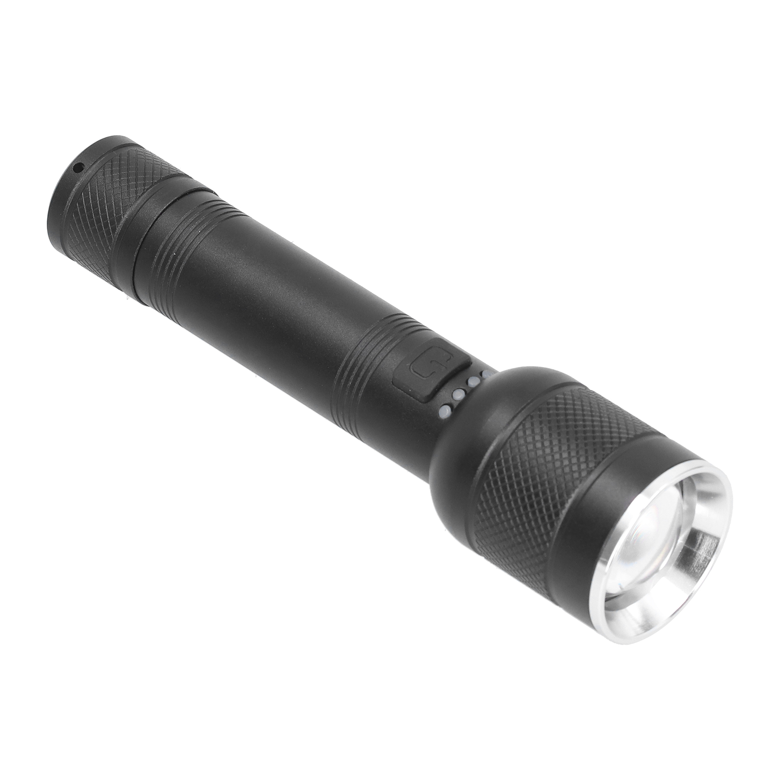 P50 Helle Led-taschenlampe Mit 4 Leuchtstufen, Usb-aufladbar, Einziehbarem Zoom, Robust Und Ideal Für Nächtliche Outdoor-aktivitäten