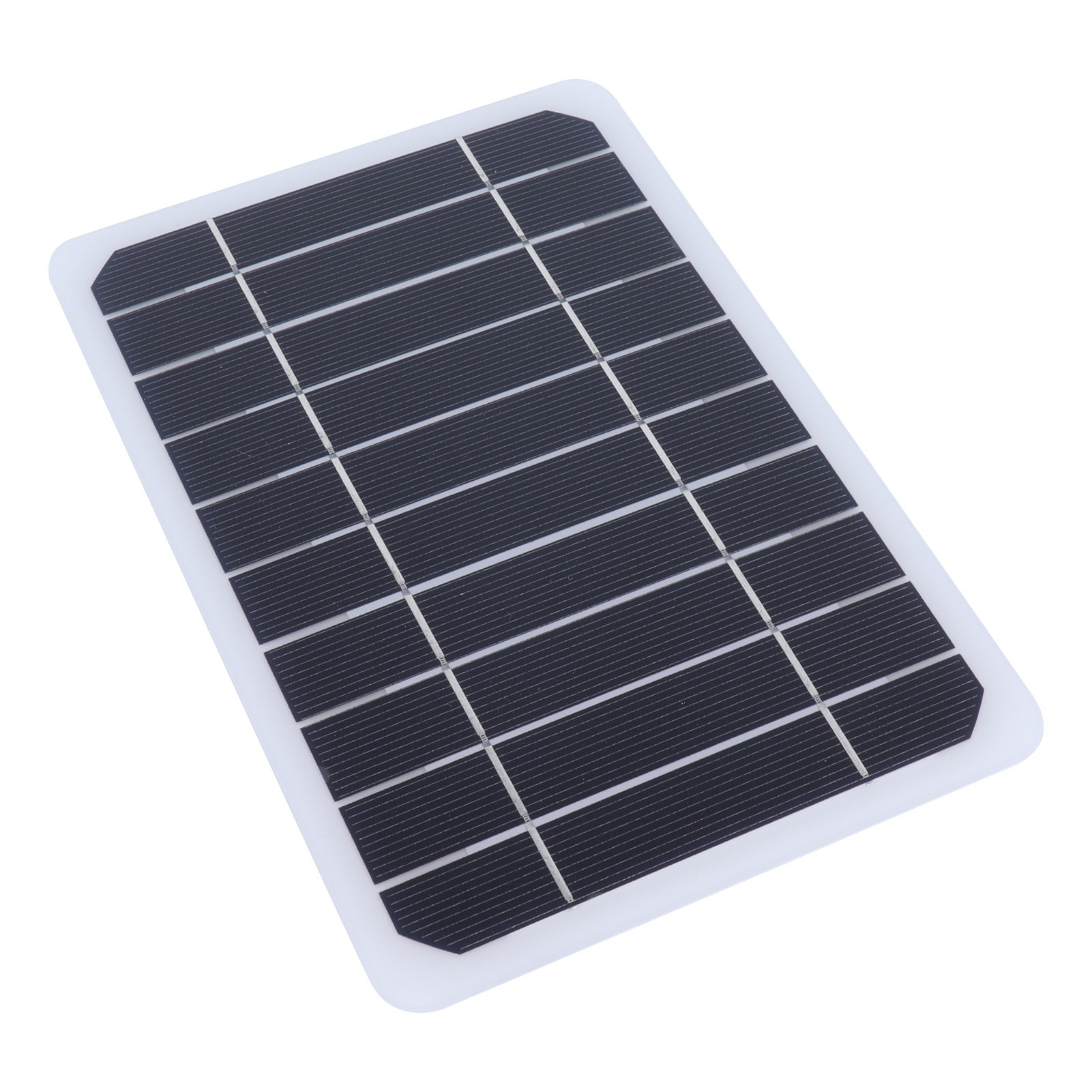 5w 5v Monokristallines Solarpanel, Solar-akkuladegerät Für Den Außenbereich, Mobile Stromversorgung Zum Laden Von Mobiltelefonen