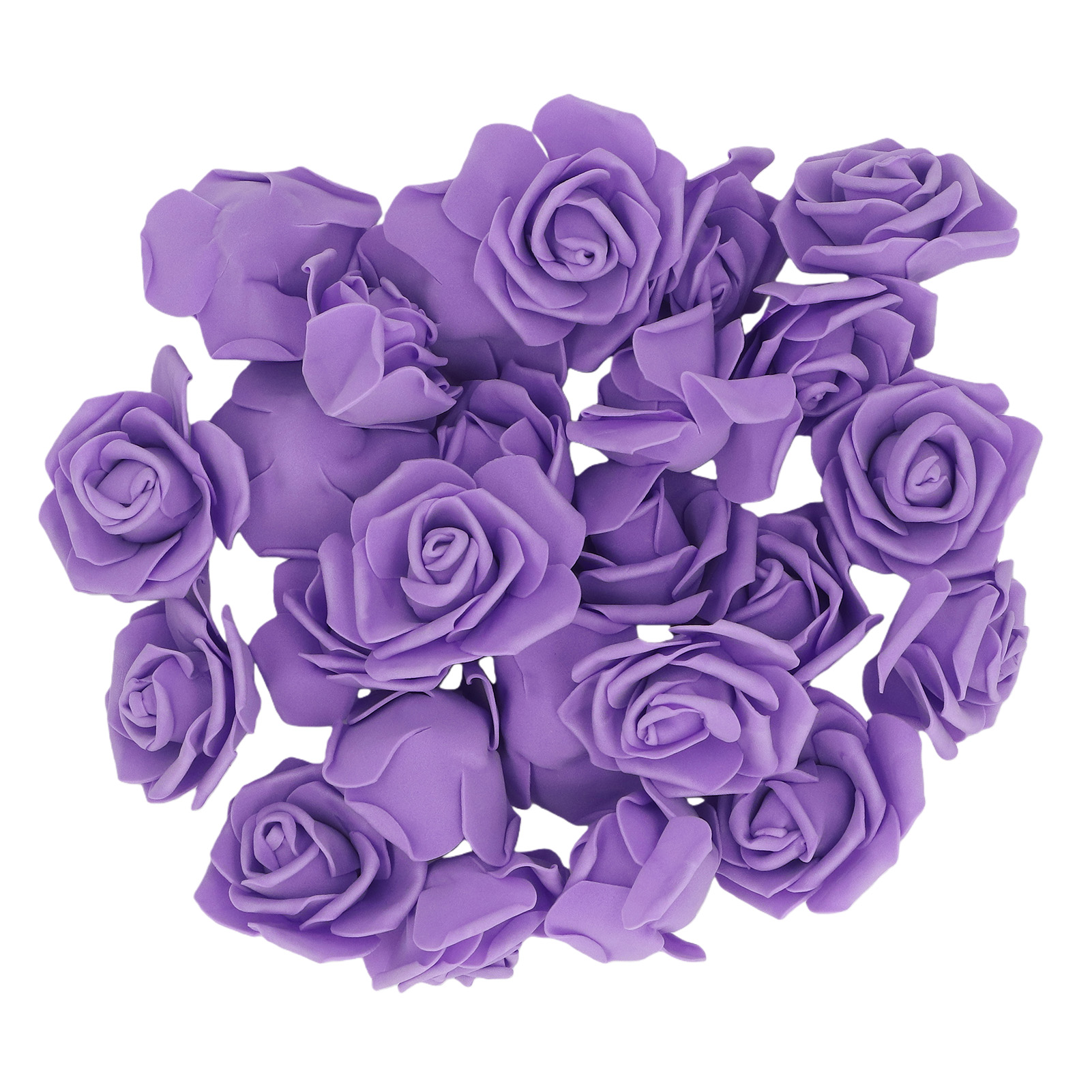 50 Künstliche Blumen, Realistisch Aussehende, Handgefertigte, Wiederverwendbare Schaumstoffblumen Für Feierlichkeiten, Hochzeitssträuße Und Tischdekorationen