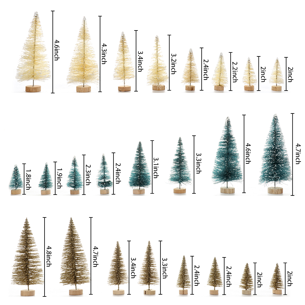 24-teiliger Tisch-lametta-weihnachtsbaum, Einfach Aufzubauen, Für Eingangsbereich Und Garten