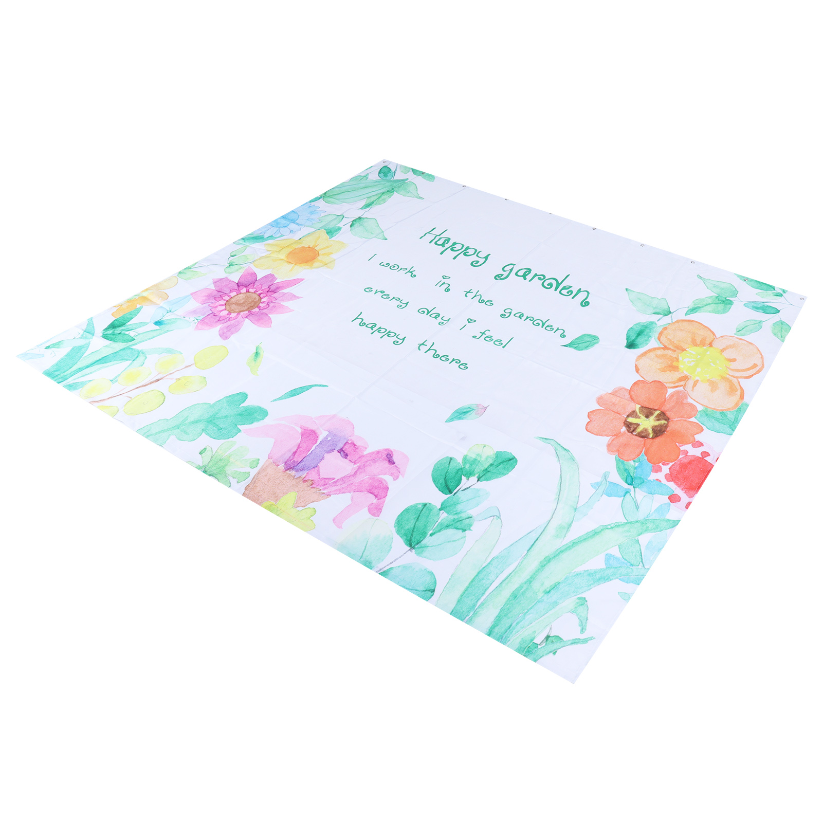 Duschvorhang Mit Blumenmuster, Sommer, Polyester, Wasserdicht, 1,5 X 1,8 M (4,9 X 5,9 Fuß) – Badezimmerdekoration