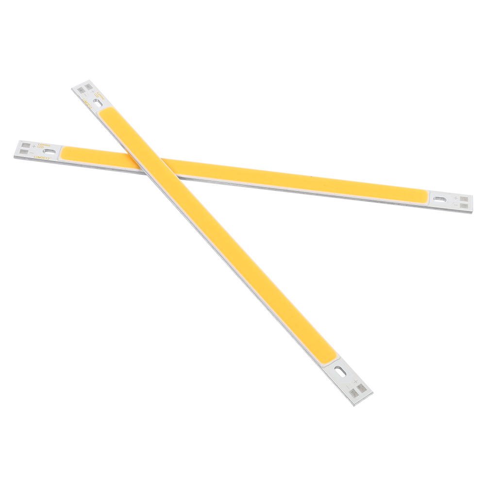 Stück 10w Cob Led-streifenlampen 12-14v 1000lm Für Diy-projekte 200x10mm Warmweiß
