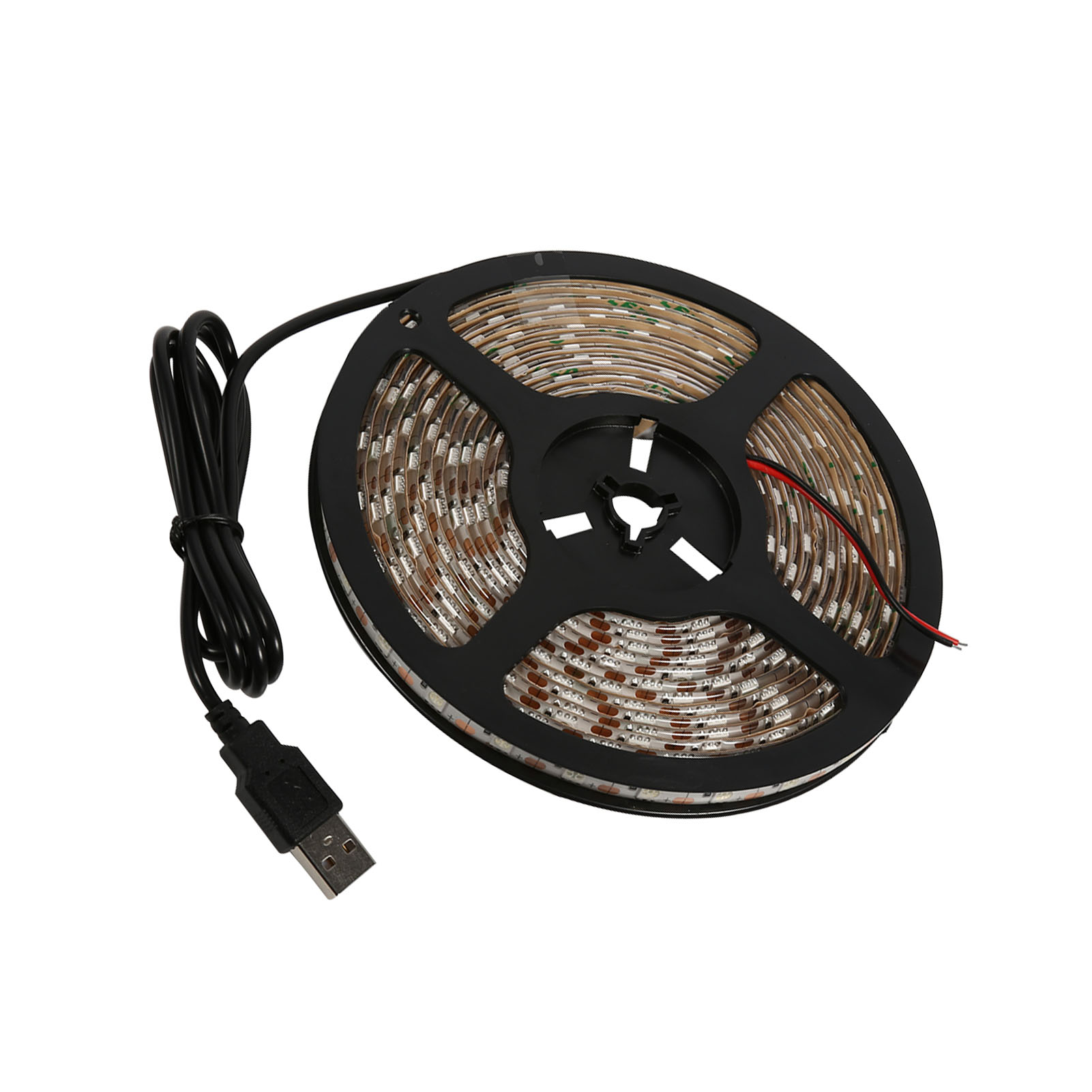 M 5 V Usb-netzteil Wasserdichte 5050 Led-streifenleuchte Dekorationslampe Tv-hintergrundbeleuchtung (warmweiß)