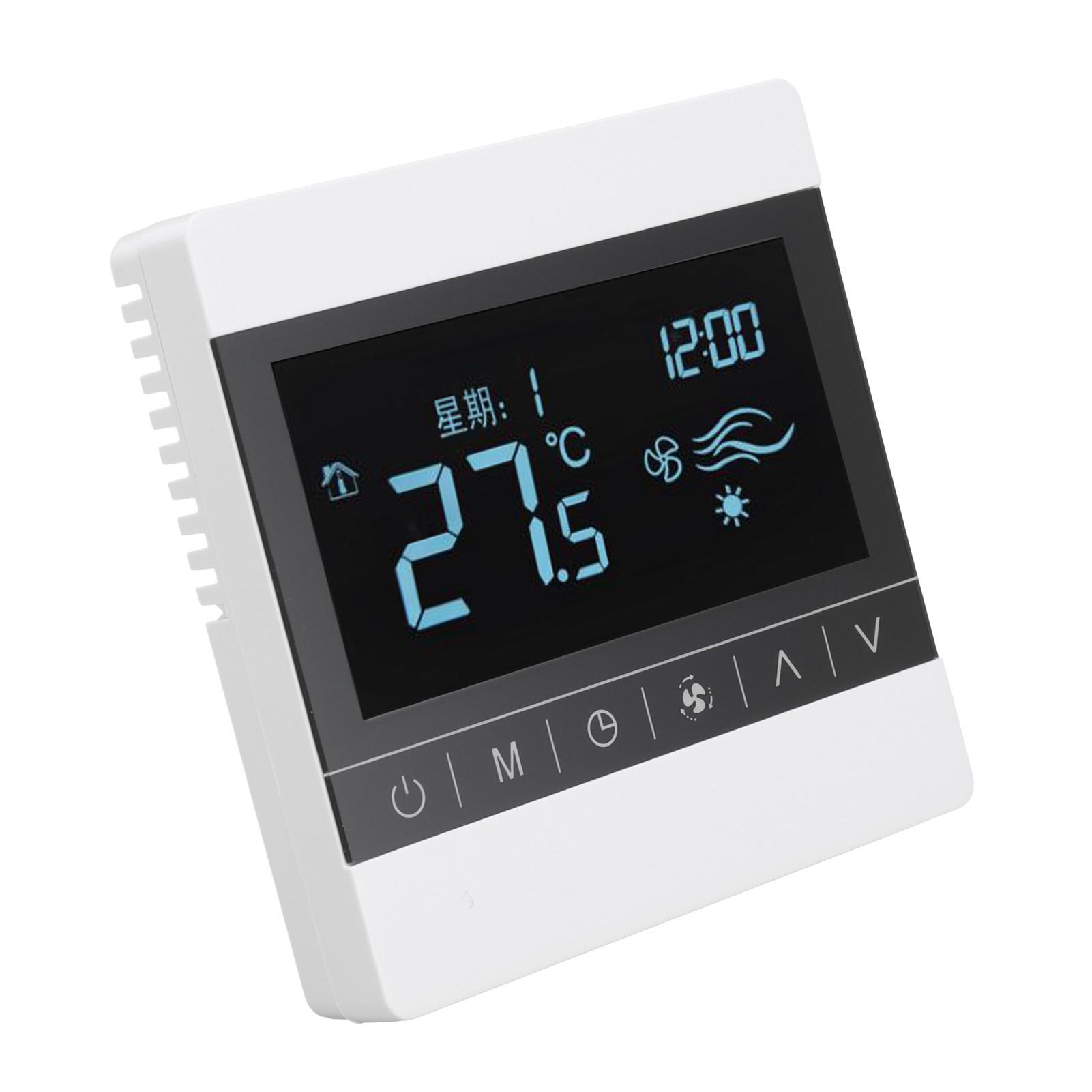 Ac220v Touchscreen-thermostat Zur Wandmontage Für Die Temperaturregelung Von Wasser- Und Fußbodenheizungen
