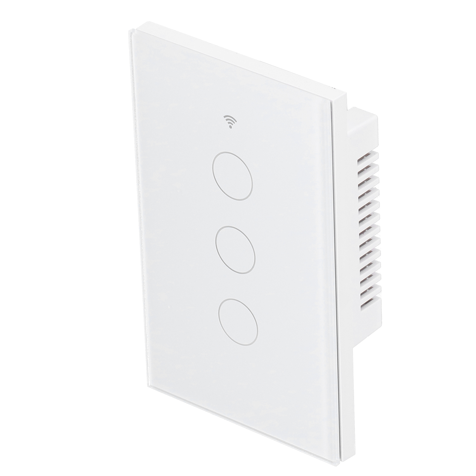 Intelligenter Licht-touch-schalter Mit Fernbedienung, 3-fach, Amerikanischer Standard, Kompatibel Mit Tuya Zigbee 100–240 V, Weiß