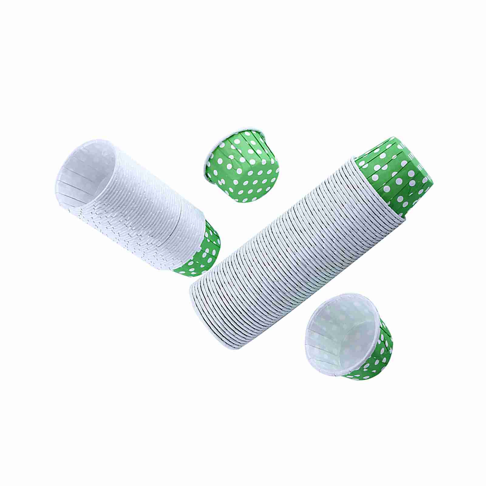 100 Stück Papier-kuchenförmchen, Cupcake-förmchen, Muffinförmchen Für Partys, Hochzeiten, Grün