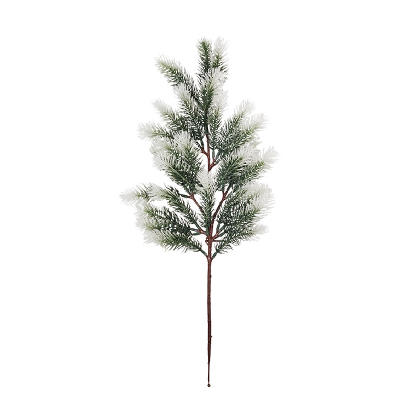 Künstlicher, Schneebedeckter Kiefernzweig (59 Cm), Mattiert, Für Weihnachtliche Dekoration