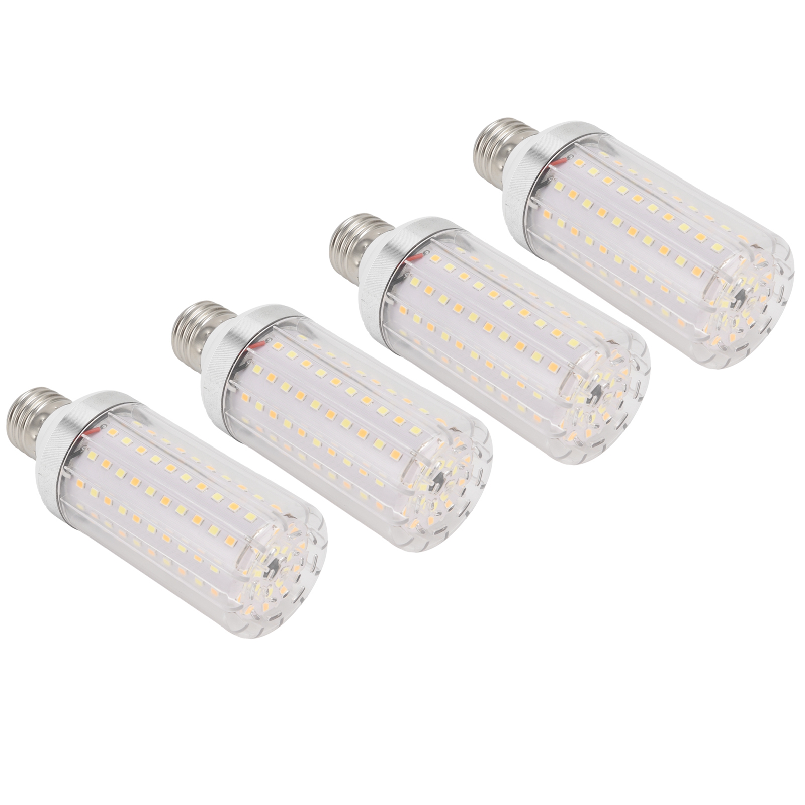 4 Stück E27 Led-maiskolbenlampen 3500lm 2835 Glühbirnen Für Innenleuchter Und Tischlampen 85-265v (30w Reinweiß Warmweiß)
