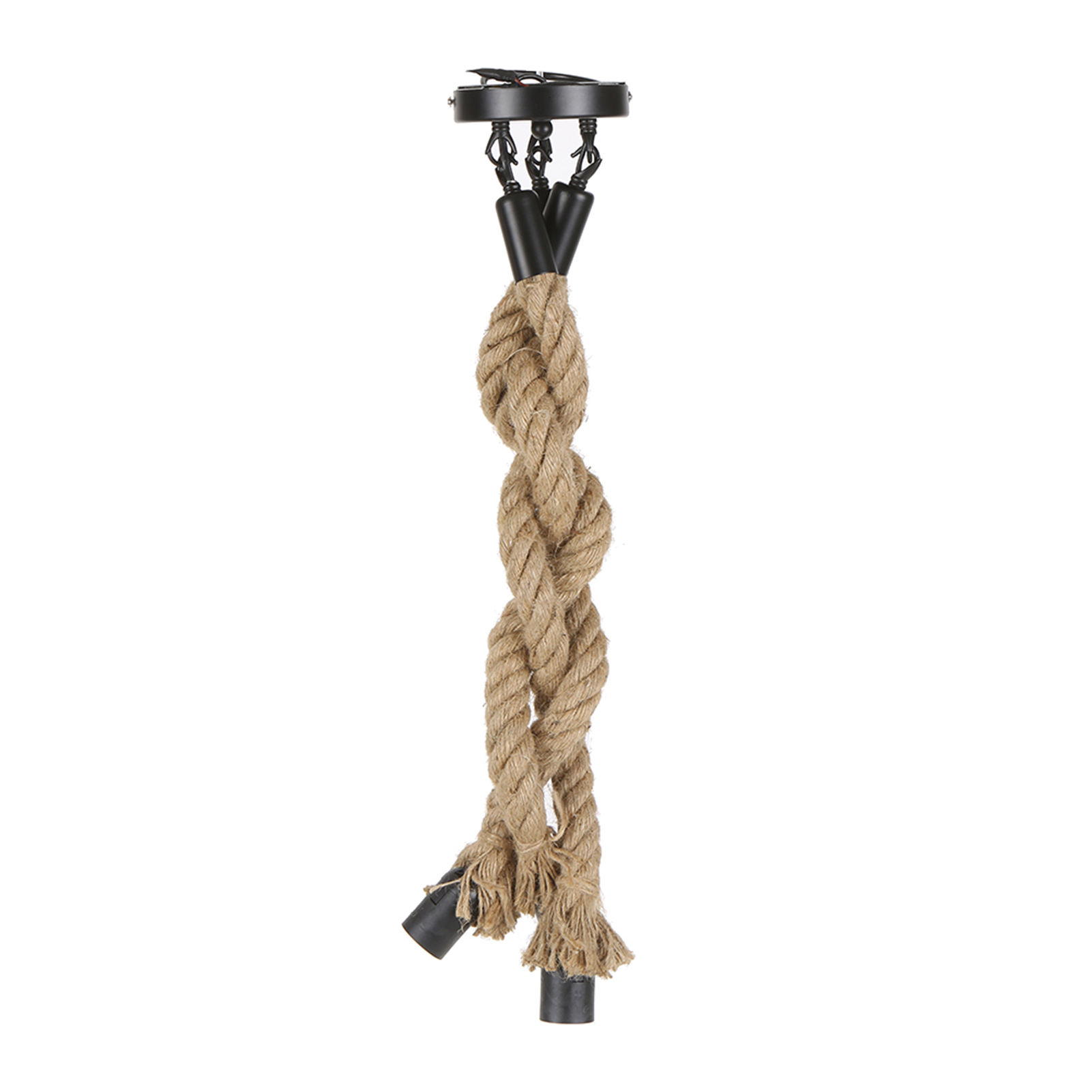 Tomshine 0,5 M Ac 220-240 V Dreifach-e27-fassungen 3-flammige Hanfseil-pendelleuchte Deckenleuchte Kreative Persönlichkeit Industrie Vintage Landhausstil Für Restaurant Café Bar Heimdekoration
