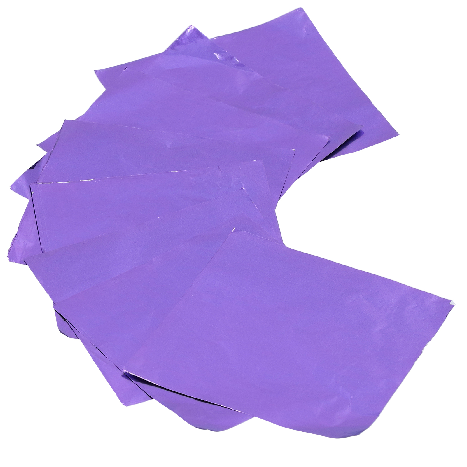 50 Stück Diy-backverpackungspapier, Glänzende Aluminiumfolie, Für Schokolade, Süßigkeiten, Bäckerei, Lila