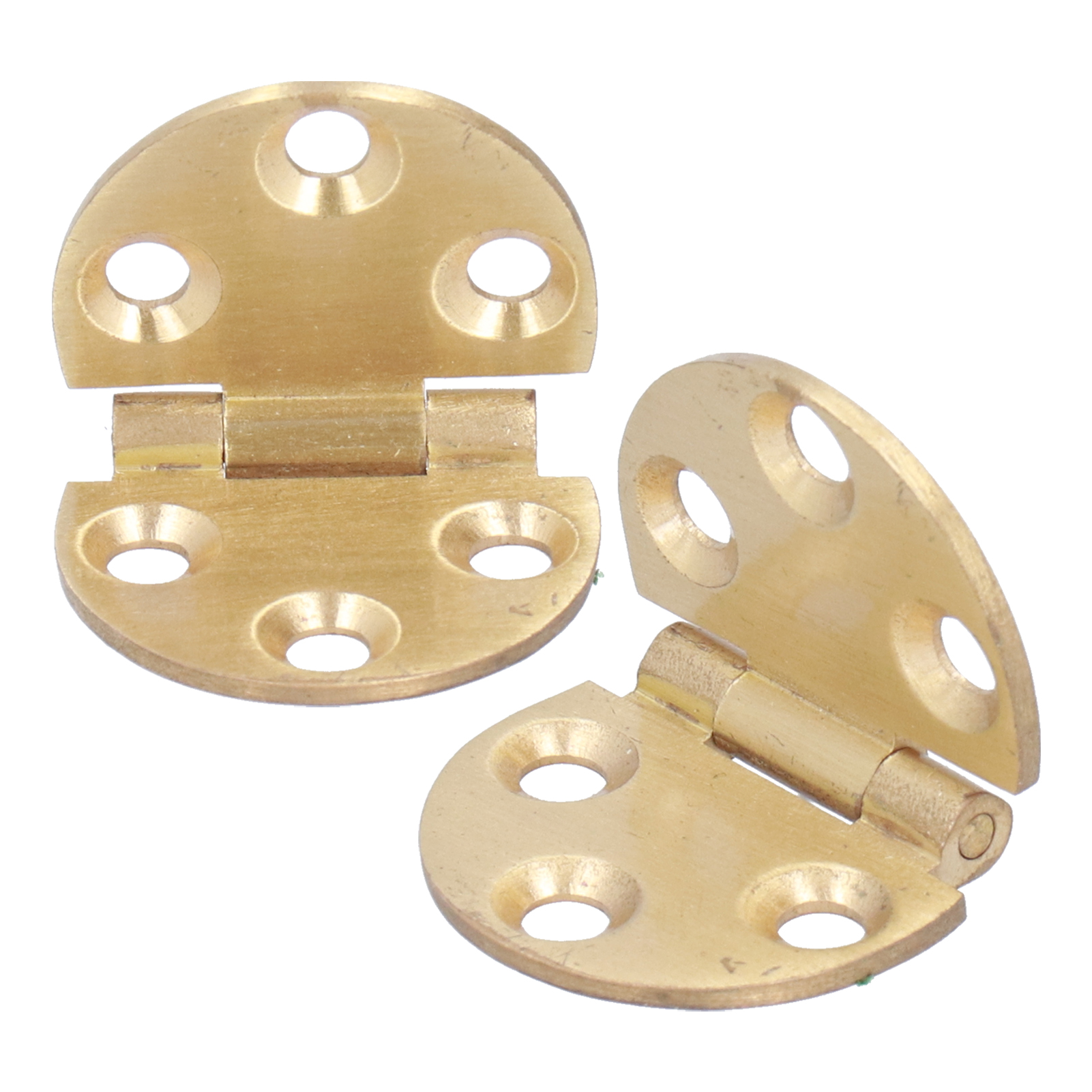 2er-set 180-grad-kupferscharniere Mit Schraubverschluss, Mini-klappscharniere Für Klapptische, 47 X 30 Mm