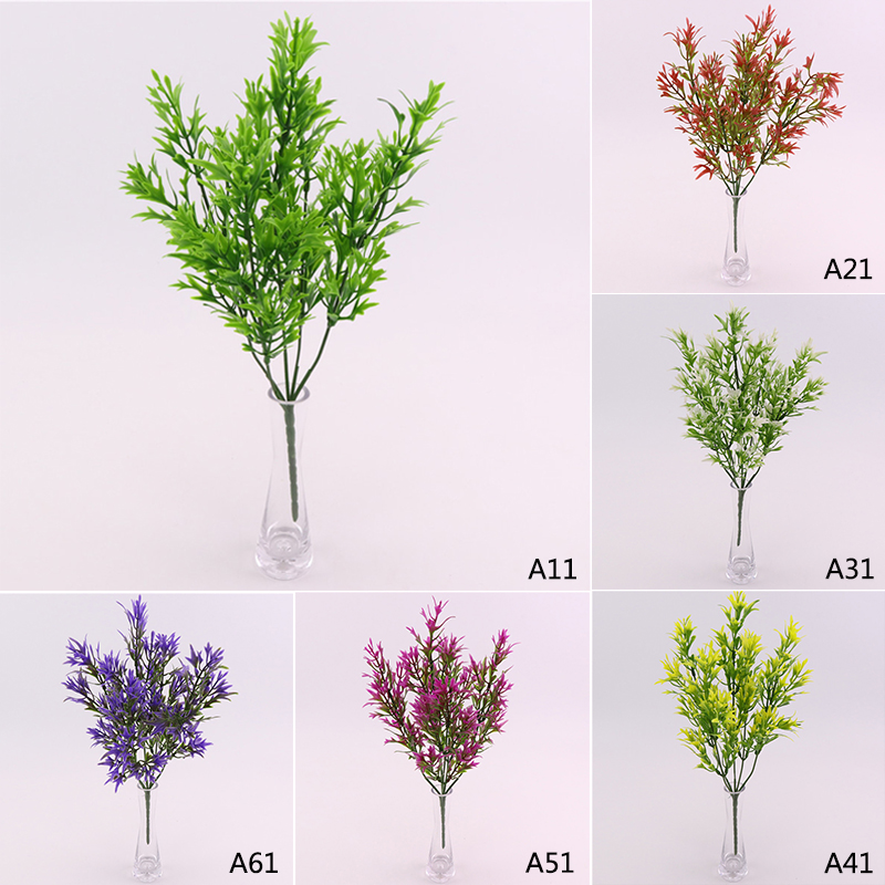 Künstliche Chrysanthemenblätter, Zweig, Künstliches Grün, Stiel Für Blumenarrangements, Hochzeitsdekoration, Heimdekoration