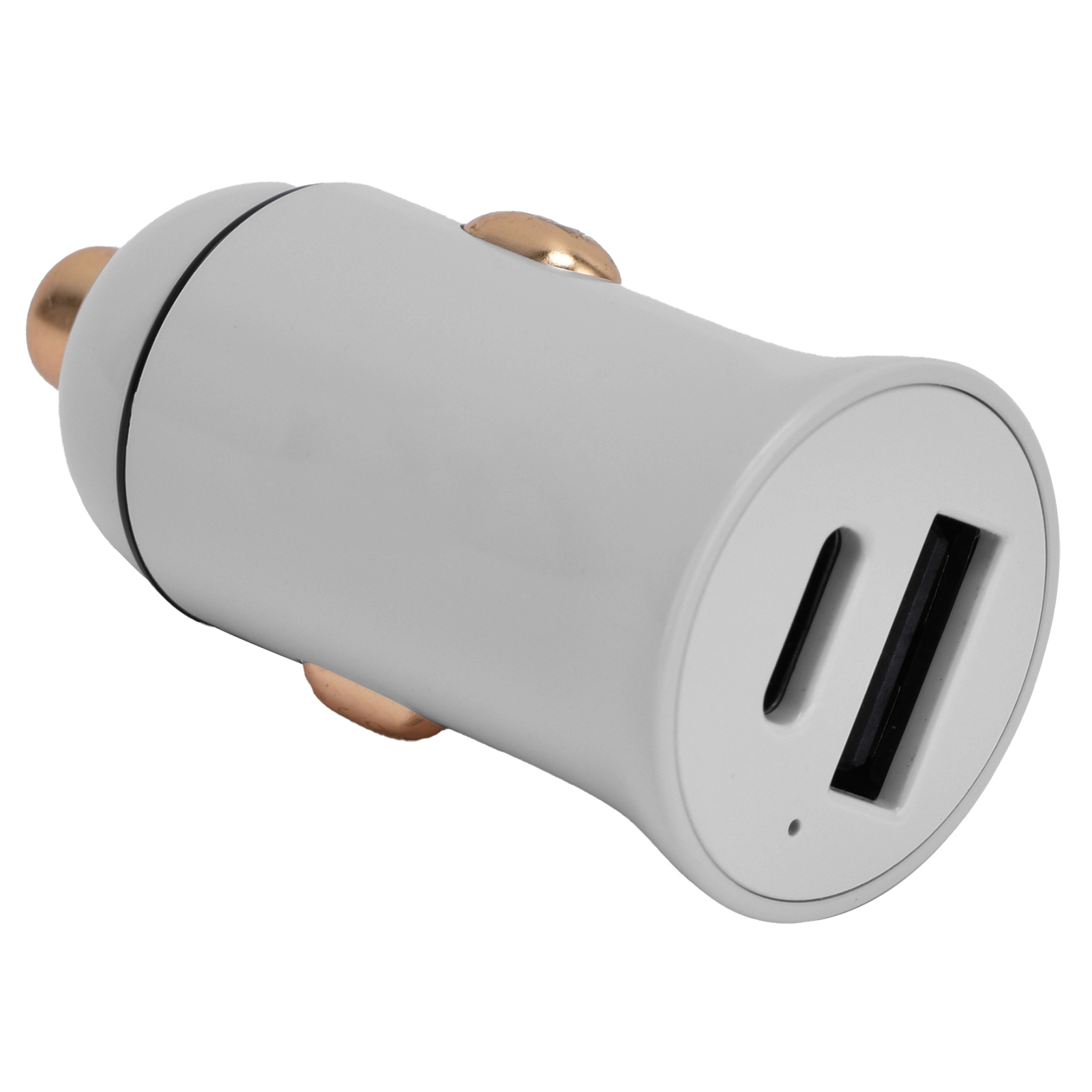 30w Universal-auto-schnellladegerät, Tragbar, Dual-port-usb-ladegerät, Lkw-zigarettenanzünderstecker 12-24v (grau)