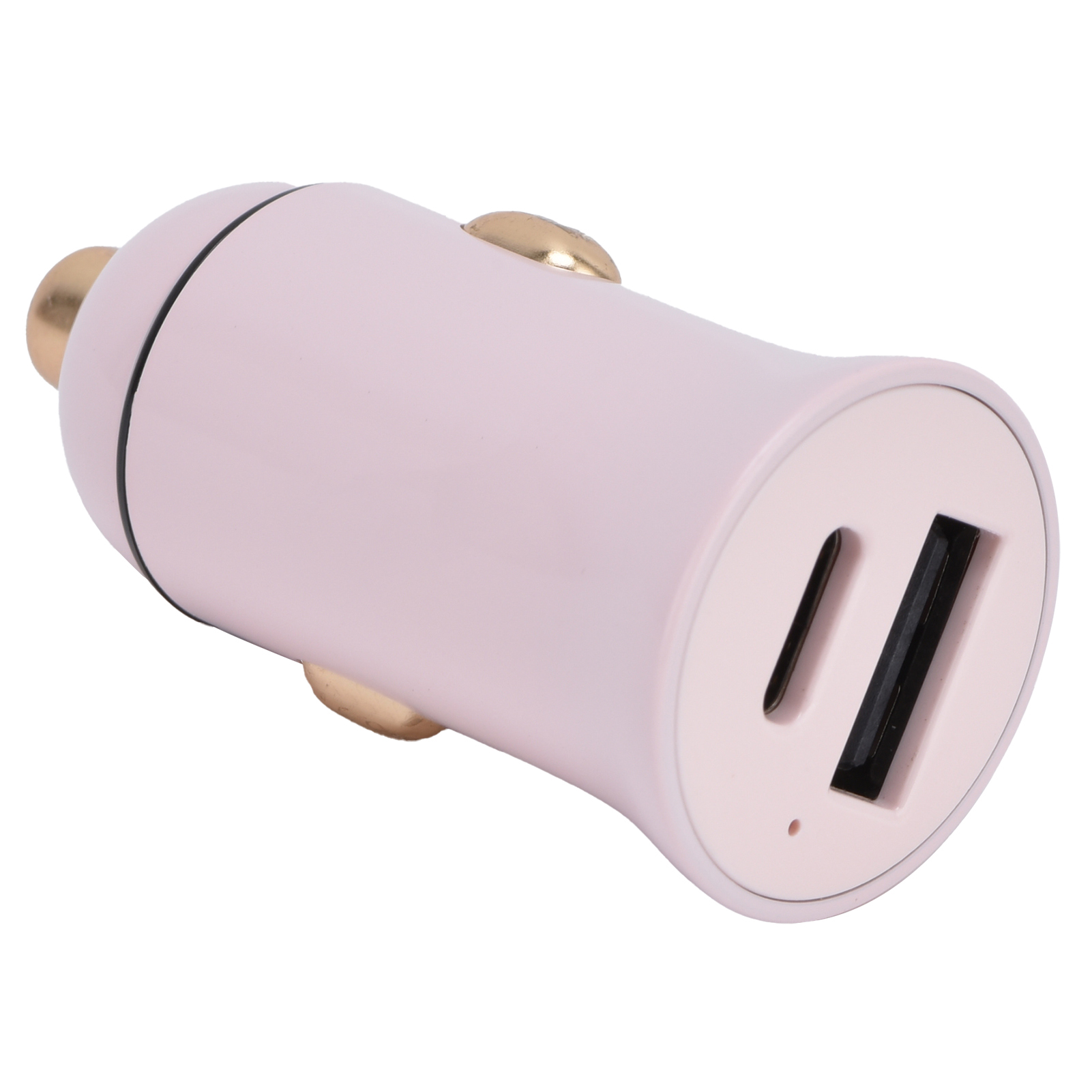 30w Universal-auto-schnellladegerät, Tragbar, Dual-port-usb-ladegerät, Lkw-zigarettenanzünderstecker 12-24v (pink)