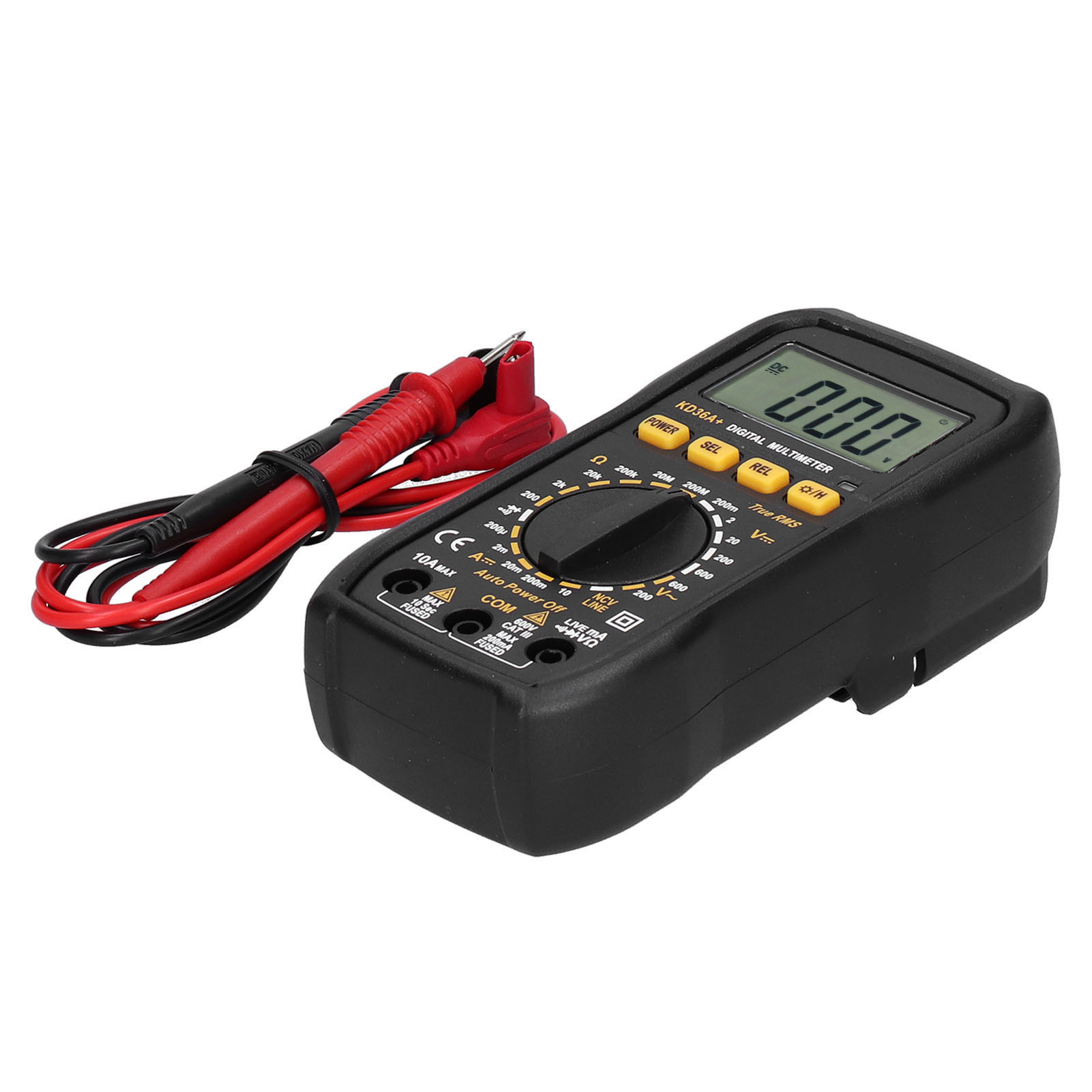 Digitales Multimeter Intelligentes Ac/dc-multifunktionsmessgerät Lcd Ncv True Rms Spannungs- Und Strommesser (kd36a+)