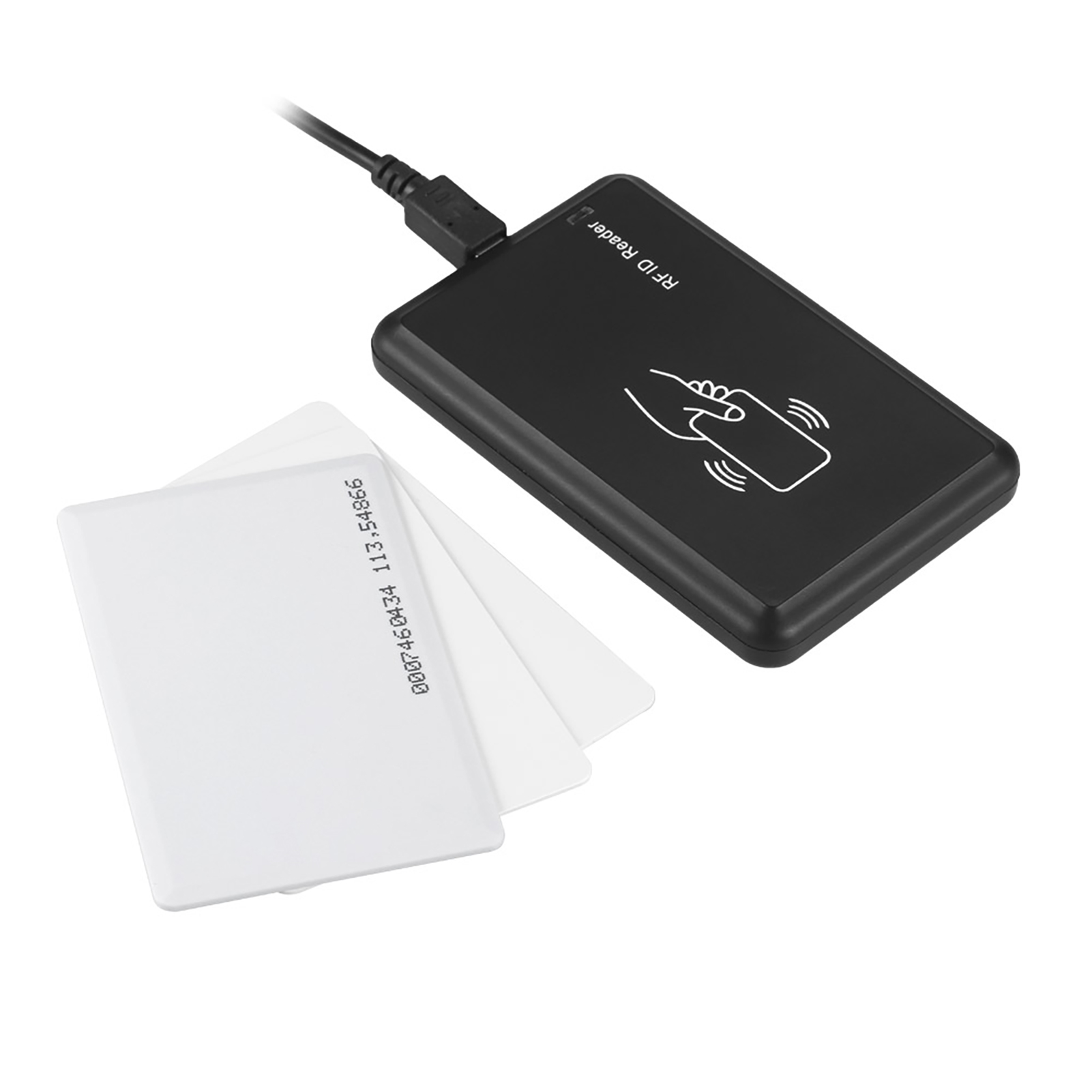 125 Khz & 13,56 Mhz Usb-näherungs- & Kontaktloser Smart-rfid-kartenleser, Dualfrequenzprogrammierbarer Desktop-kartenleser Für Mifare Em