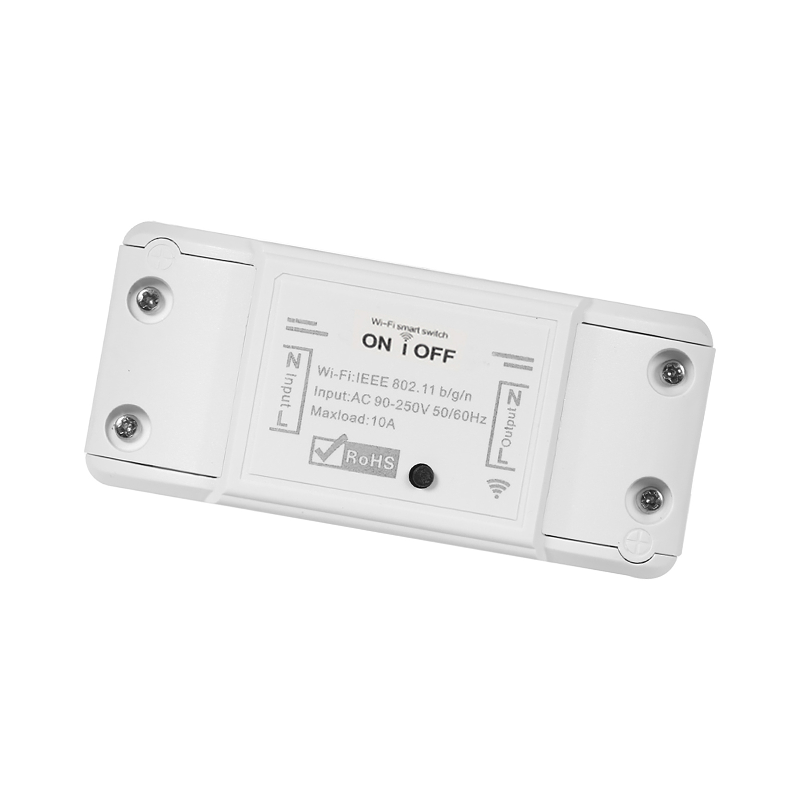 Intelligenter Wlan-schalter, Kompatibel Mit Amazon Alexa Und Zeitschaltuhr, 10 A/2200 W, Drahtloser Fernschalter Für Android-/ios-app-steuerung Von Elektrogeräten, Universelles Smart-home-automatisier