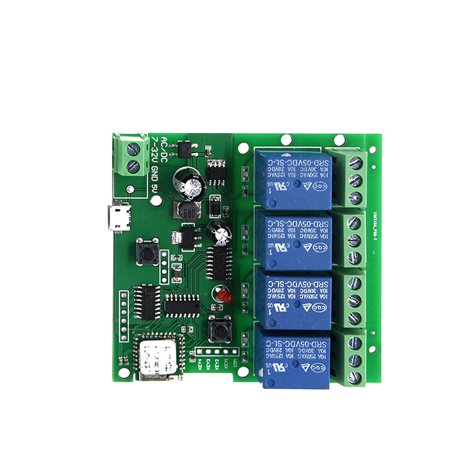 Ewelink Smart Remote Control Wireless Switch Universalmodul 4-kanal Dc 5v 12v 32v Wlan-schalter Timer Fernsteuerung Per Smartphone-app Unterstützt Alexa Sprachsteuerung Für Smart Home