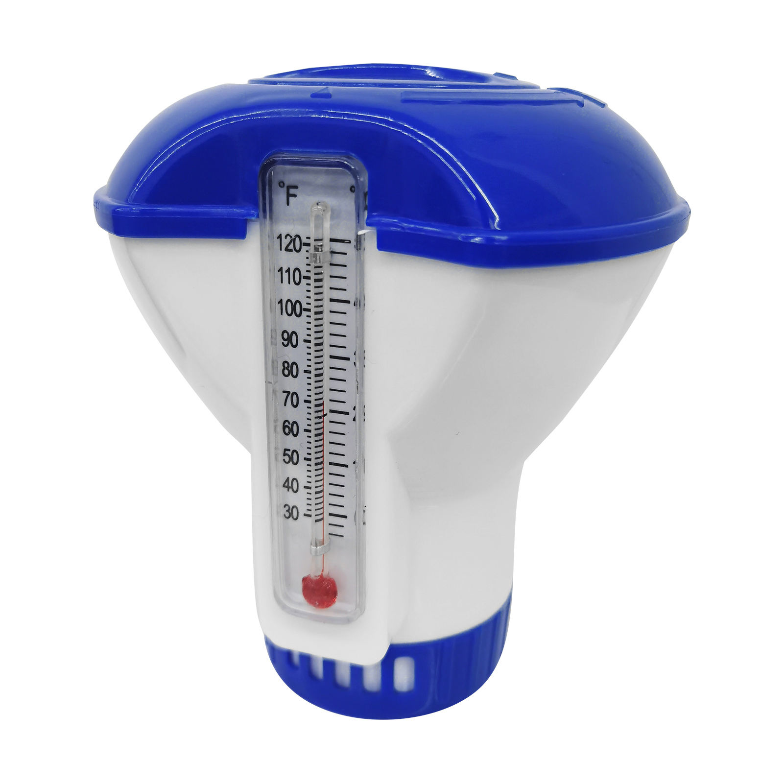 5-zoll-schwimmtabletten-spender, Schwimmbecher, Pool-spa-chlortabletten-spender, Schwimmer Mit Thermometer, 120℉