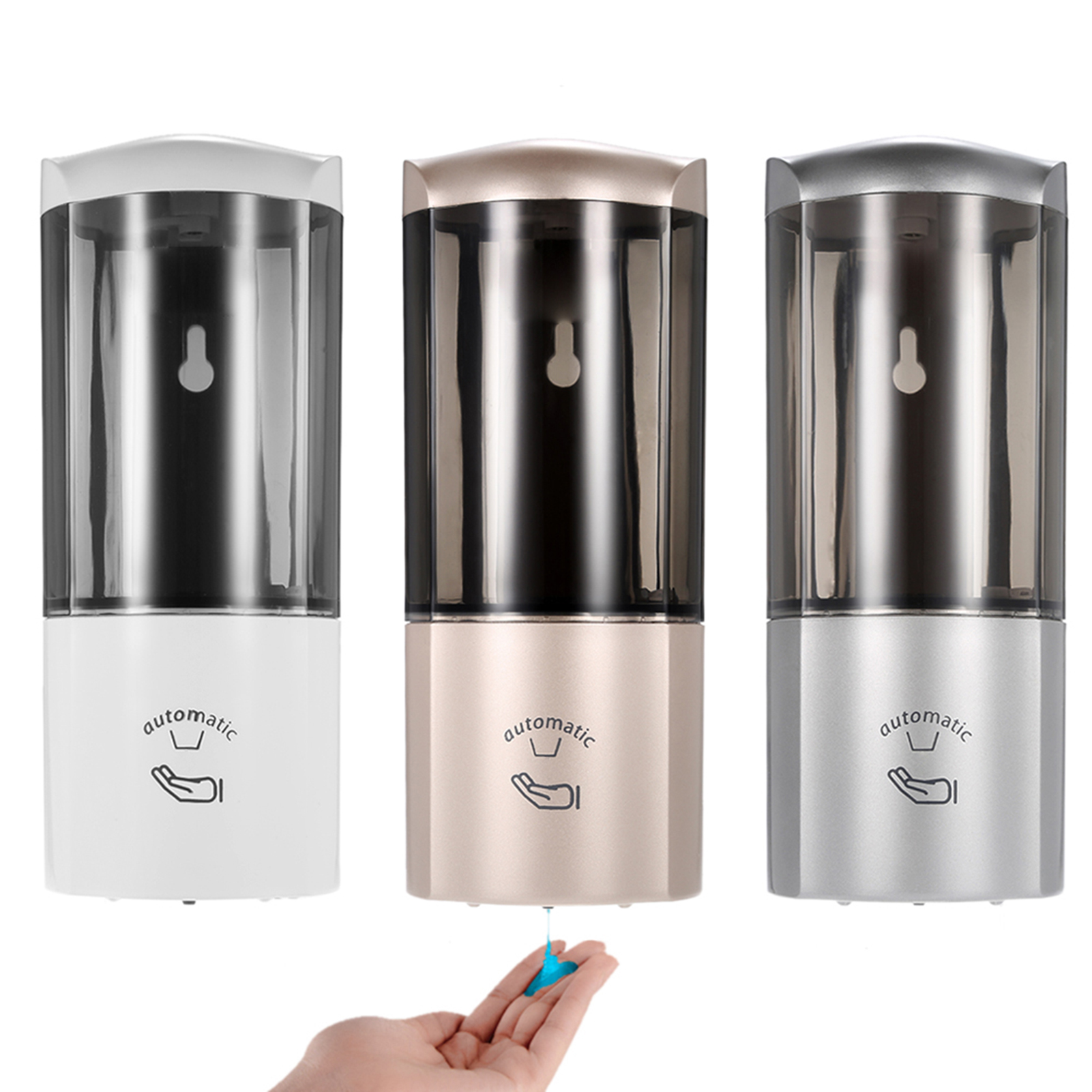Automatischer 500-ml-wandseifenspender Mit Ir-sensor Für Shampoo, Duschgel Und Handseife In Toiletten Und Waschräumen. Berührungsloser Spender Für Flüssige Seife.
