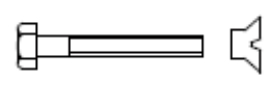M850mm Zelt-schmetterlingsschrauben-set Vis Papillon Schnellmontagebefestigung Für Zeltaufbau Vis Papillon (m850mm) 38cl, 50ps, 76cl, 76ps