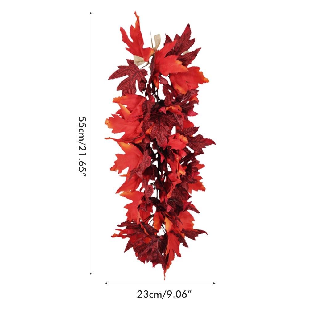 Künstliche Herbstahornblätter Als Wandbehang Für Halloween- Und Thanksgiving-dekoration