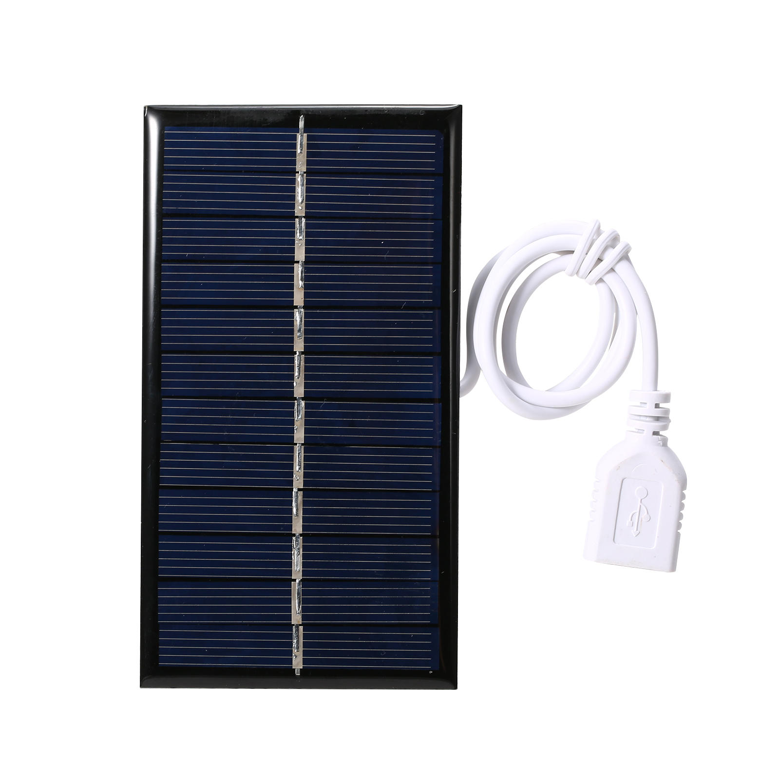 Kleines 1w 6v Solarpanel Mit Usb-anschluss, Diy-solarzelle Aus Polysilizium, Wasserdicht, Tragbar, Für Camping, Powerbank Und Mobiltelefon
