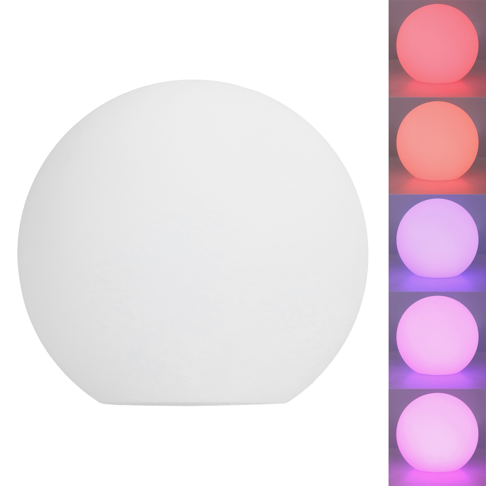 Led-rundlampe Rgbw Mit 24-tasten-fernbedienung, 16 Farben, Dimmbar, 4 Modi, Multifunktions-kugellampe Für Zuhause