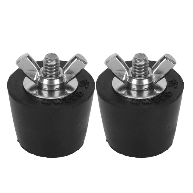 2-teiliger Winter-Poolstopfen, Gummi- und Edelstahl-Expansionsstopfen, Winteranschluss für 32 mm/1,3 Zoll Poolrohre