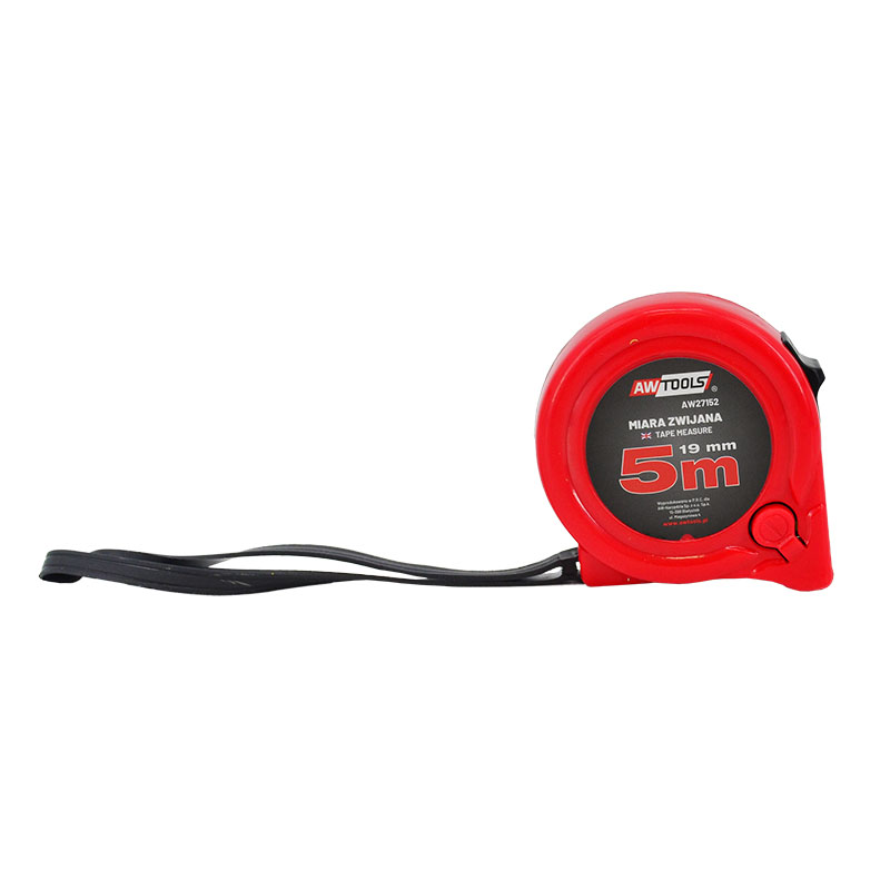 Abs-messband Awtools, 5m X 19mm, Stark Und Haltbar, Mit Hochwertigem Abs-gehäuse, Ideal Für Messprojekte Im Innen- Und Außenbereich De.