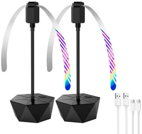 Tisch-fliegenabwehrventilator Mit Weichen Blättern, Usb-ladefunktion, Tragbarer Fliegenventilator, Chemikalienfreier Mückenabwehrventilator, Geeignet Für Picknicks Und Grillabende (2er-pack)
