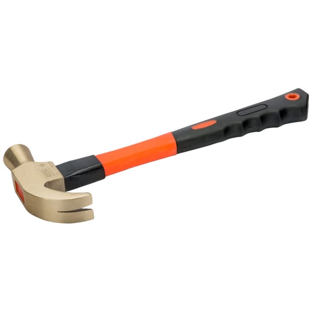 Bahco - Klauenhammer mit Aluminiumbronze-Kopf und Fiberglas-Griff, funkenfrei, 500 g