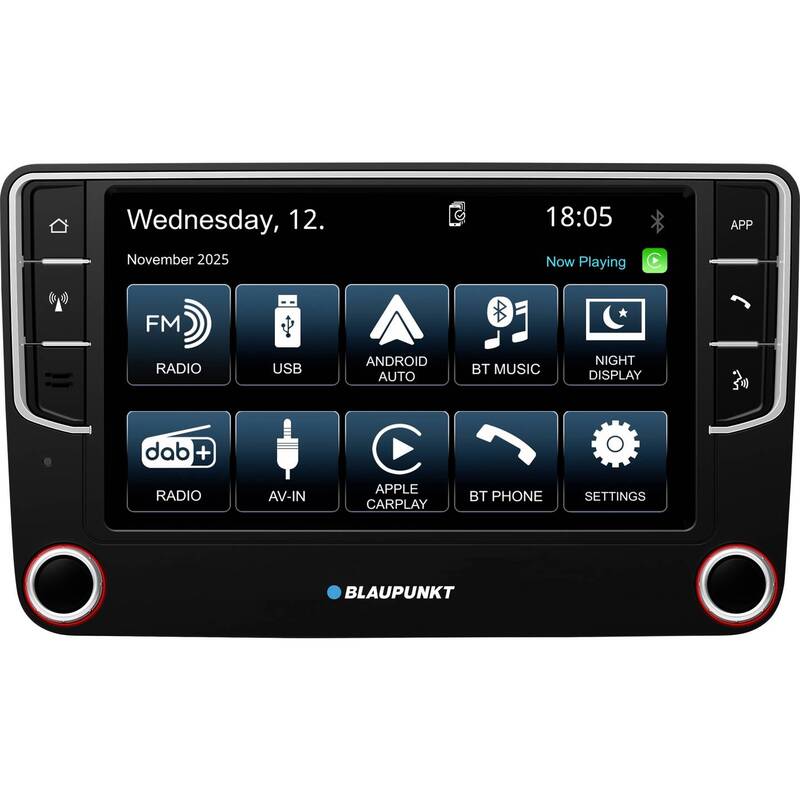 [neuwertig] B-ware Blaupunkt Autoradio Wolfsburg 648 Android Auto Apple Carplay Dab Tuner Schwarz