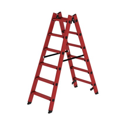 MUNK GFK- Stufenstehleiter 2x6 Stufen